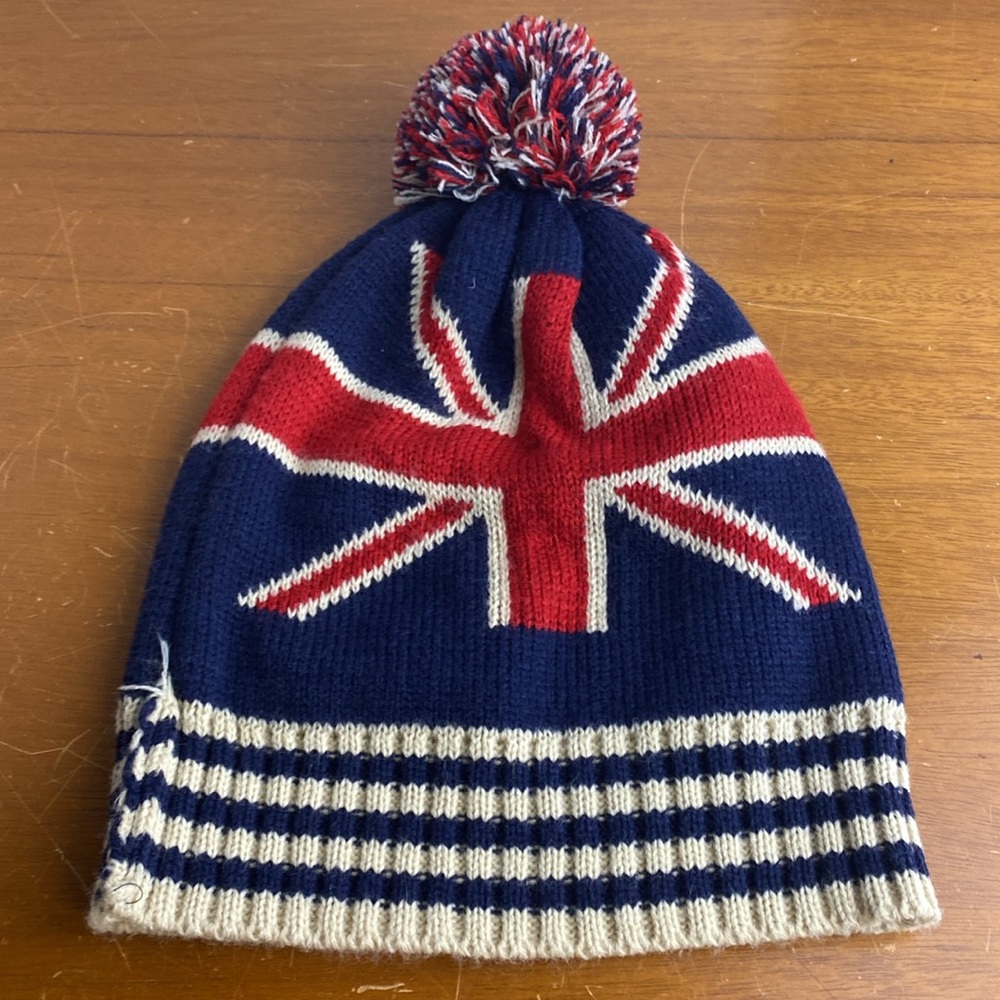 Union Jack British Beanie - Picture 2 of 2